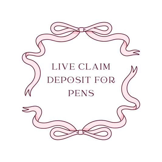 LIVE CLAIM DEPOSIT FOR PENS