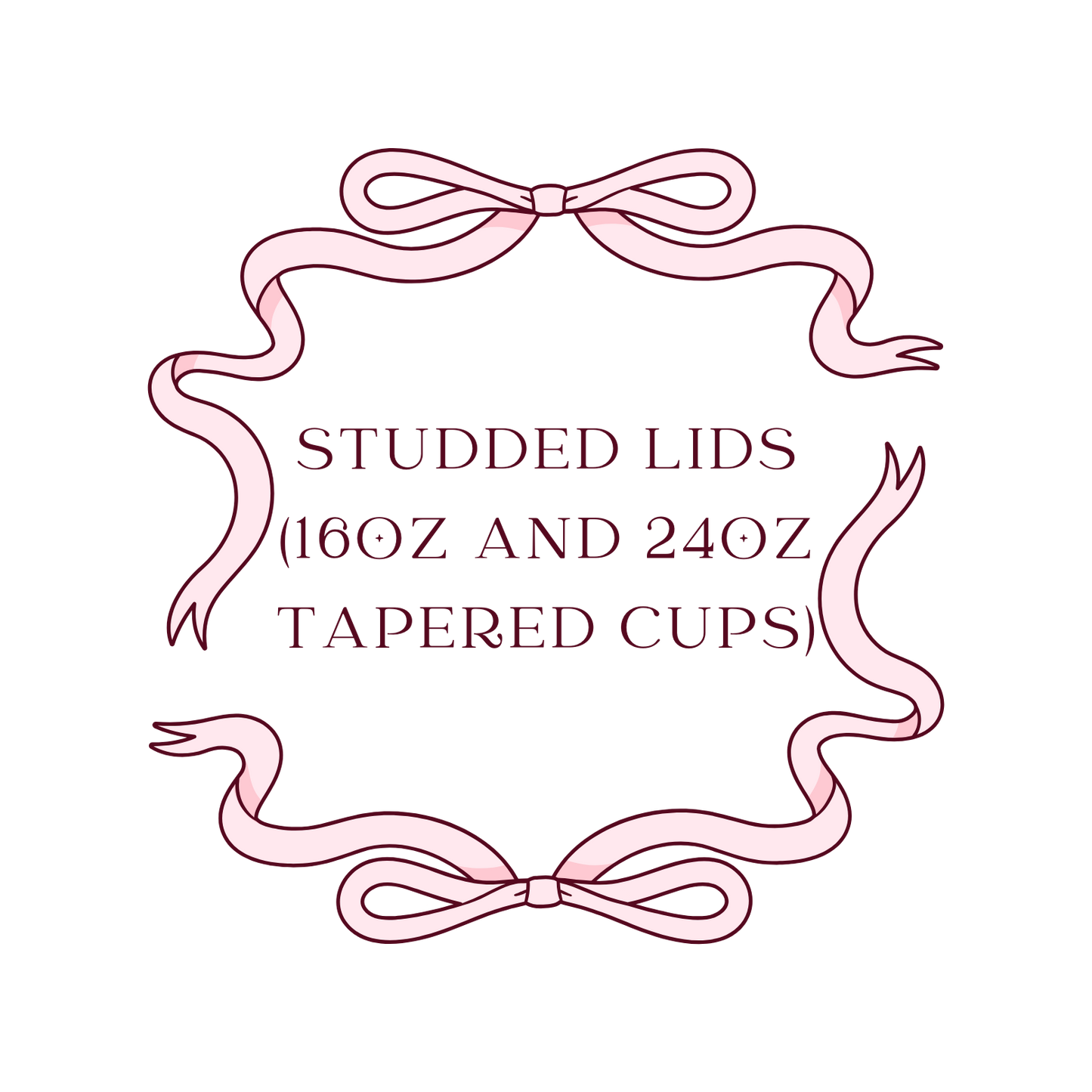 Studded Lids (16oz and 24oz Tapered Cups)