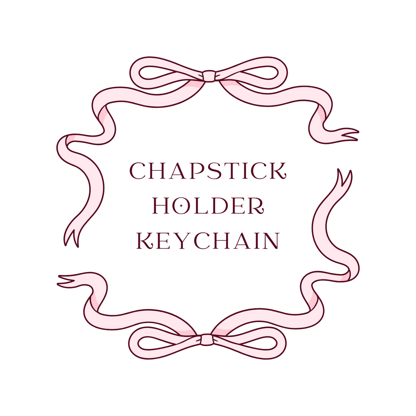 Chapstick Holder Keychain