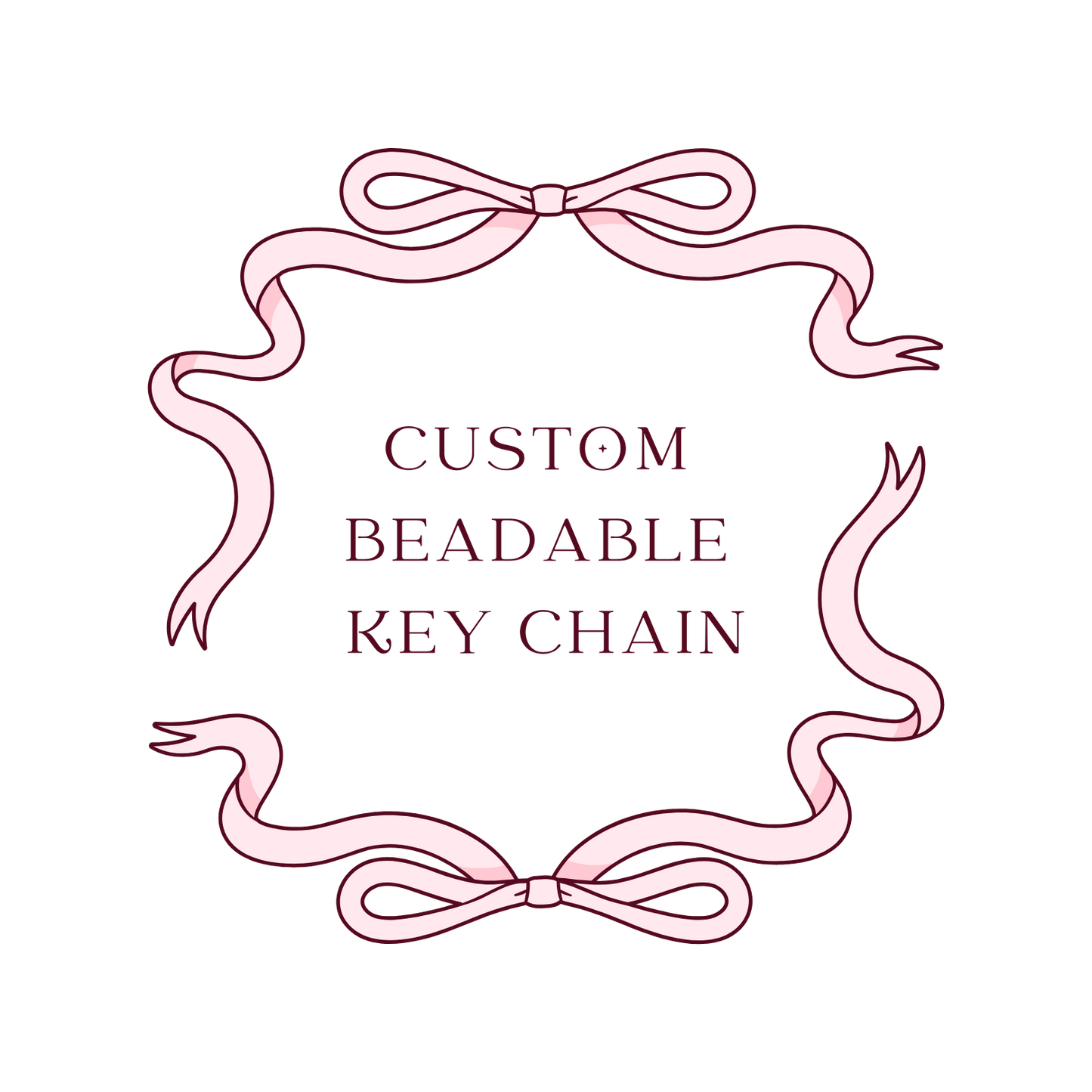 Custom Beadable Key Chain