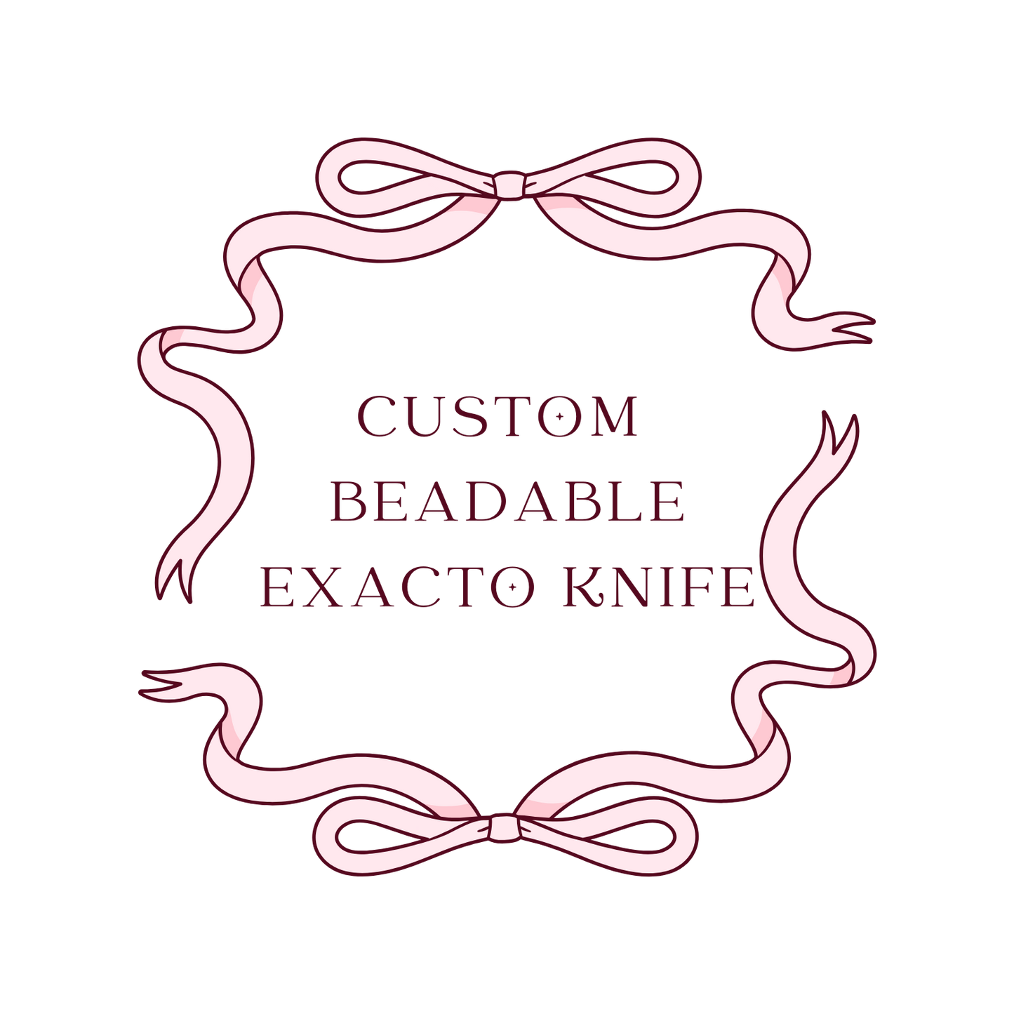 Custom Beadable Exacto Knife