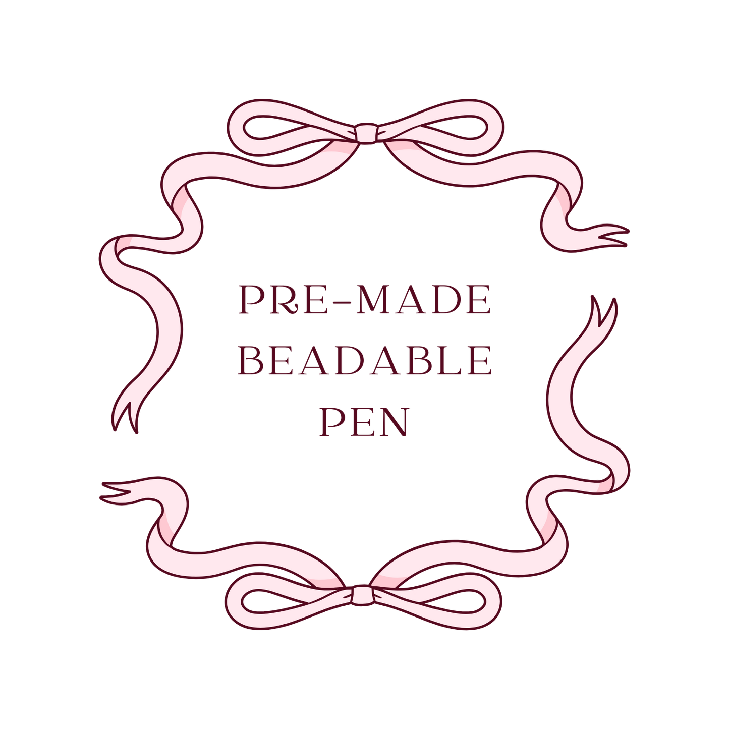 Pre-Made Beadable Pens