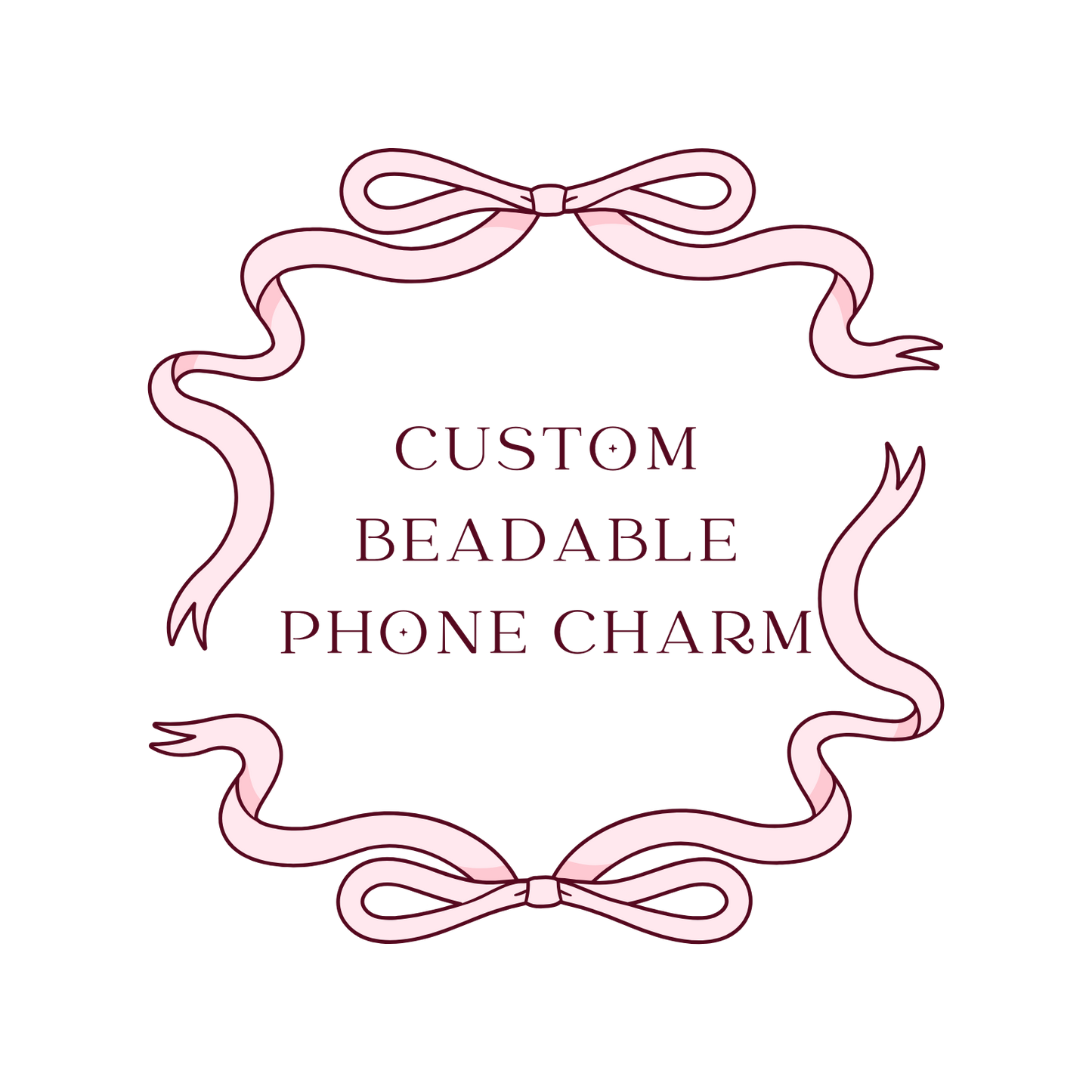 Custom Beadable Phone Charm