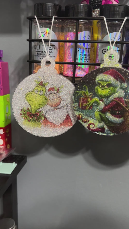 Premade  Xmas ornaments some come with beads and a focal bead on it.