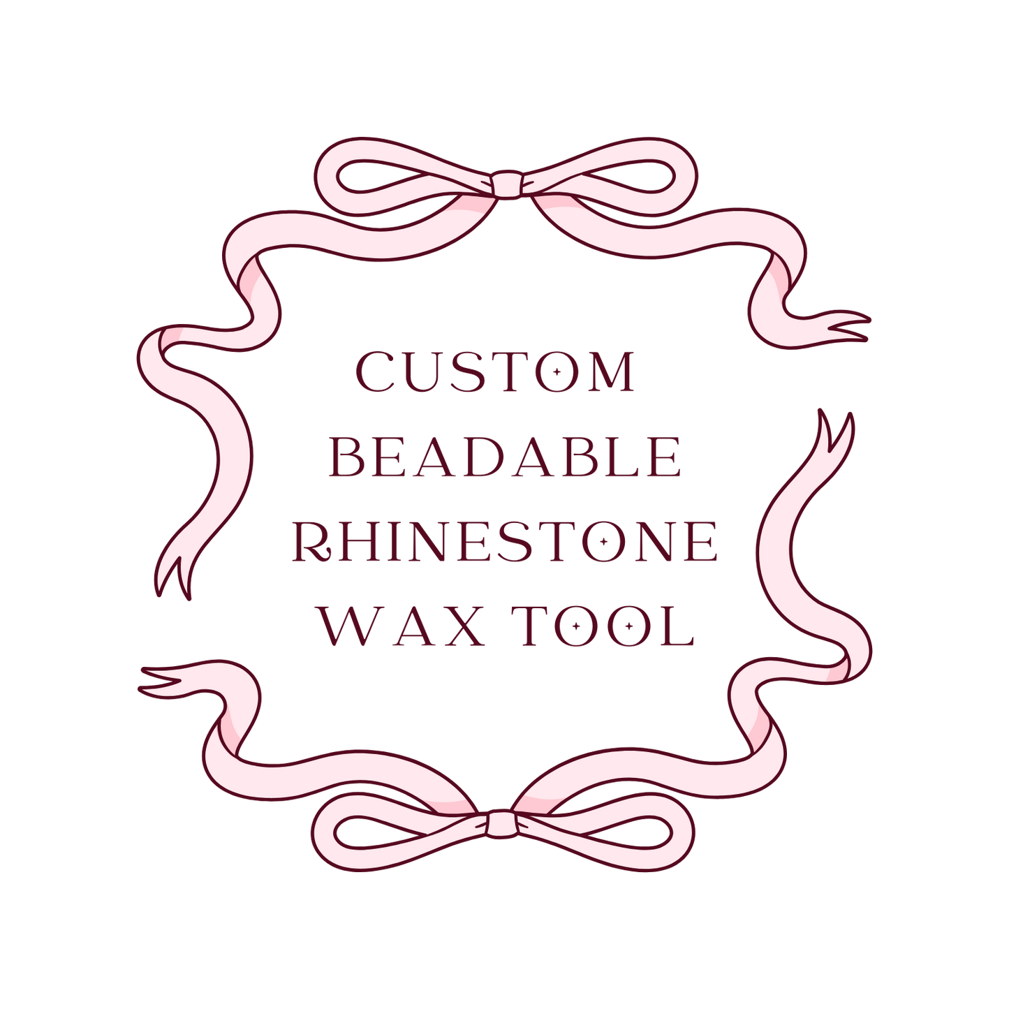 Custom Beadable Wax Tool for rhinestones
